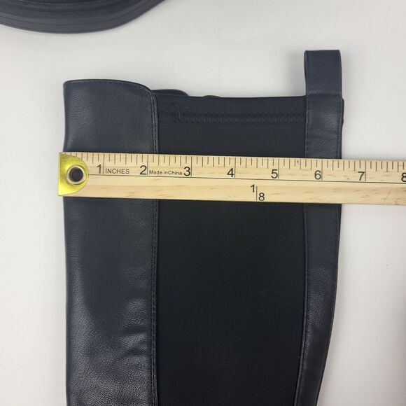 Reaction Kenneth Cole Anabelle Knee High Boots Black Size 5.5M - Picture 4 of 13